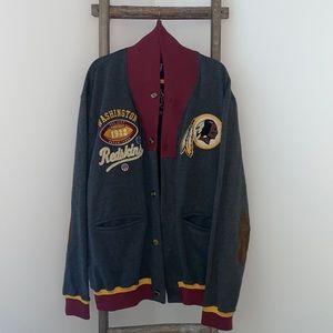 Vintage Washington Redskins NFL Sweater Jacket